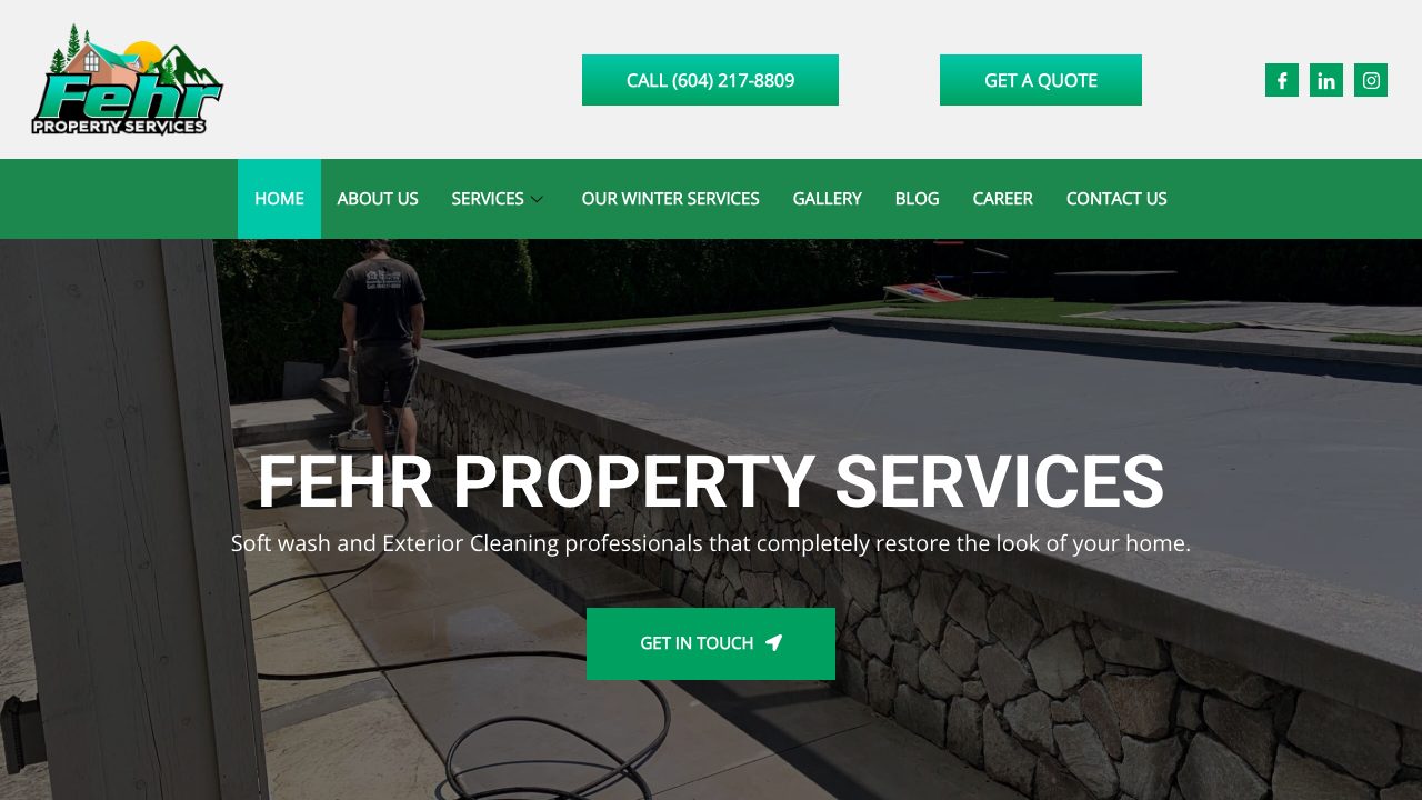 Fehr Property Services website