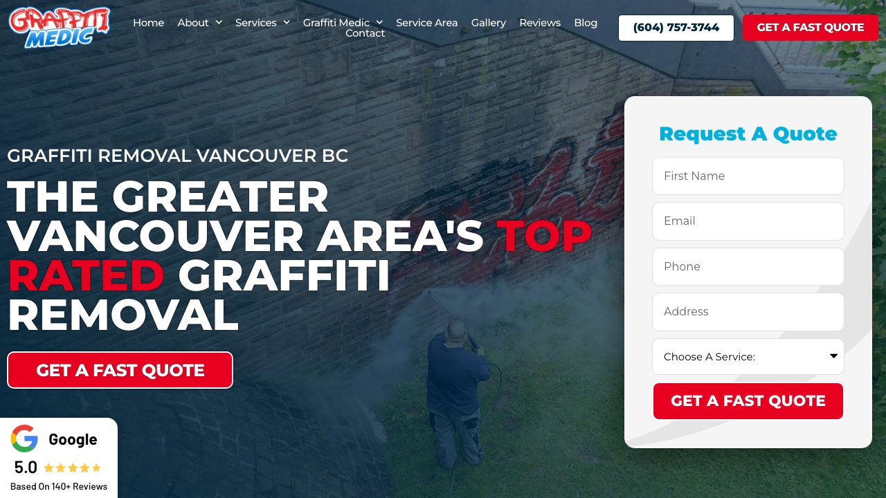 Graffiti Medic Removal Services website