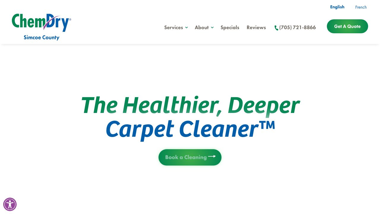 Chem-Dry Simcoe County website