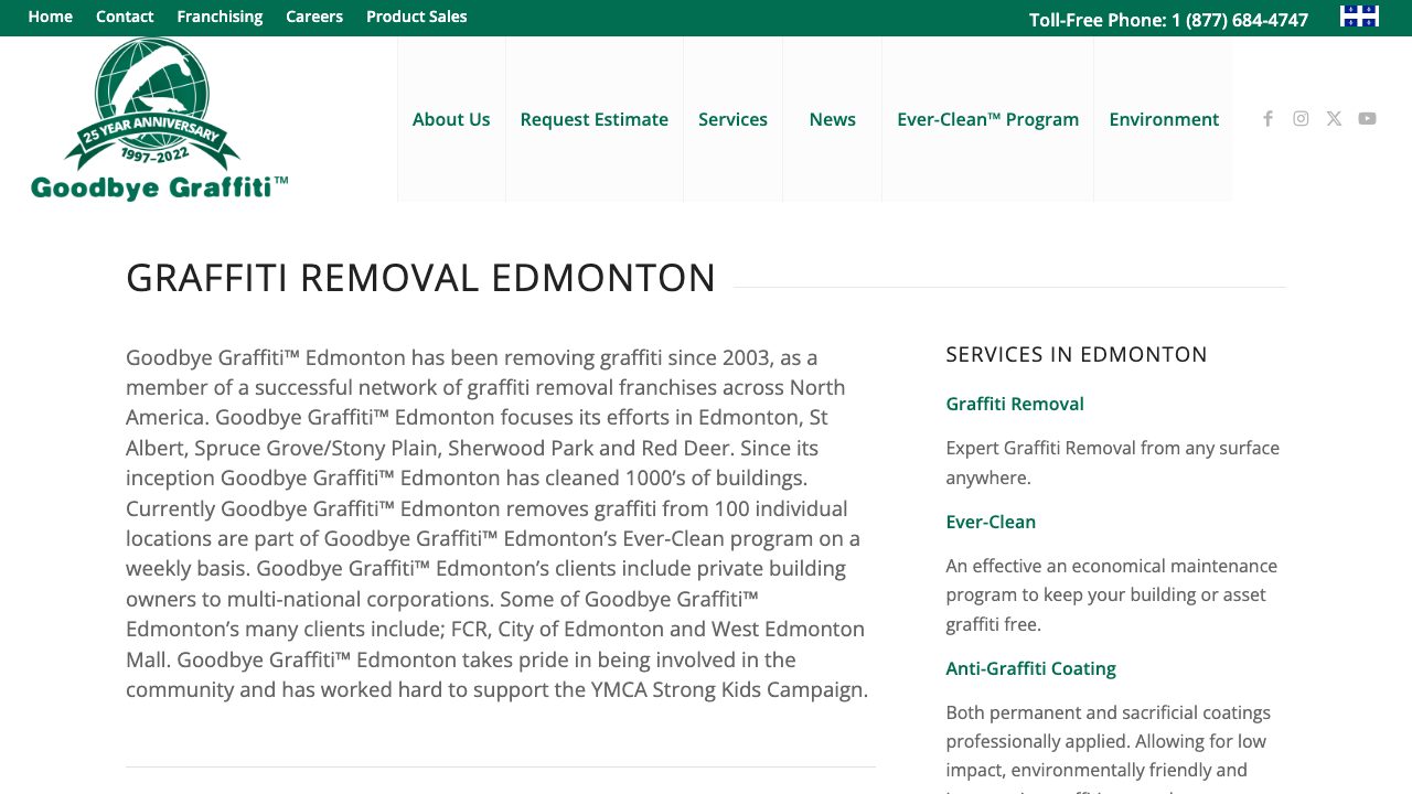 Goodbye Graffiti Edmonton website