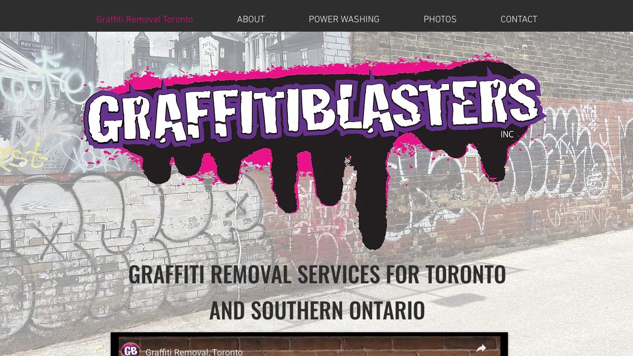 GraffitiBlasters Inc. website