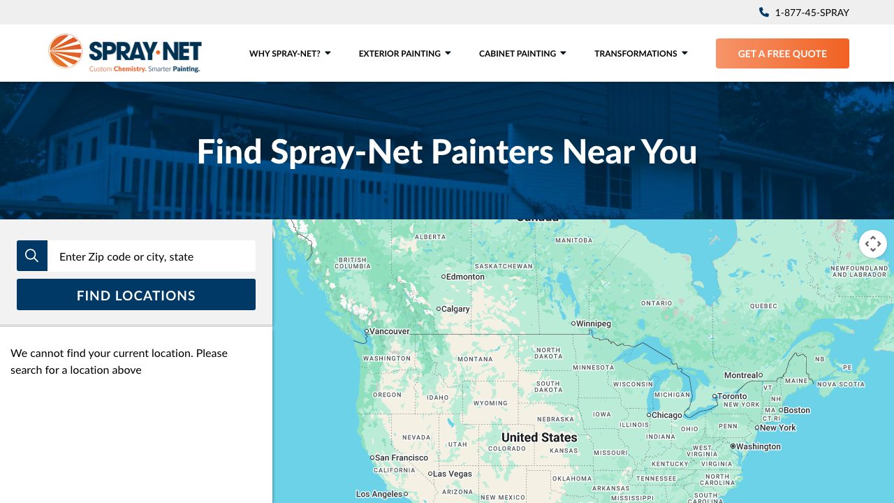 Spray-Net Gatineau website