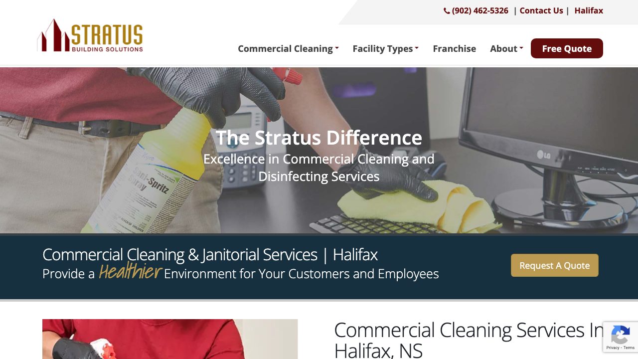 Stratus Building Solutions Halifax Inc. website