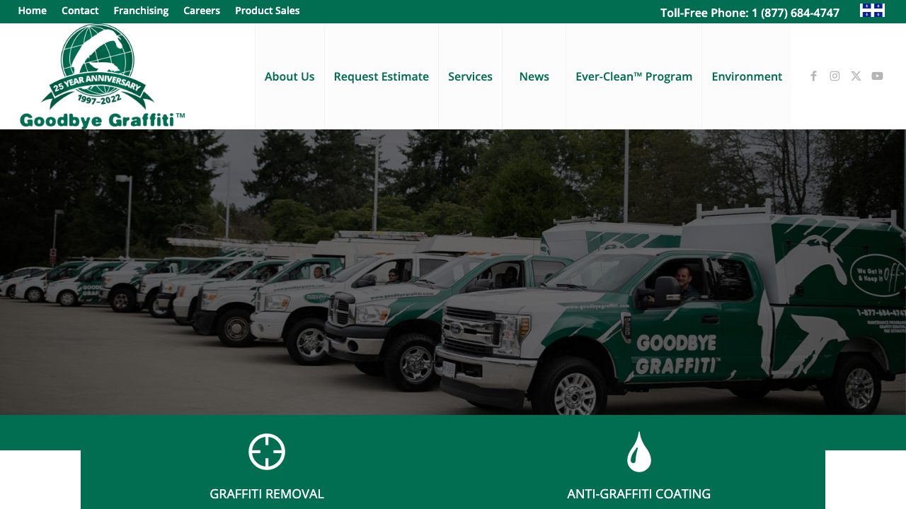 Goodbye Graffiti Okanagan website