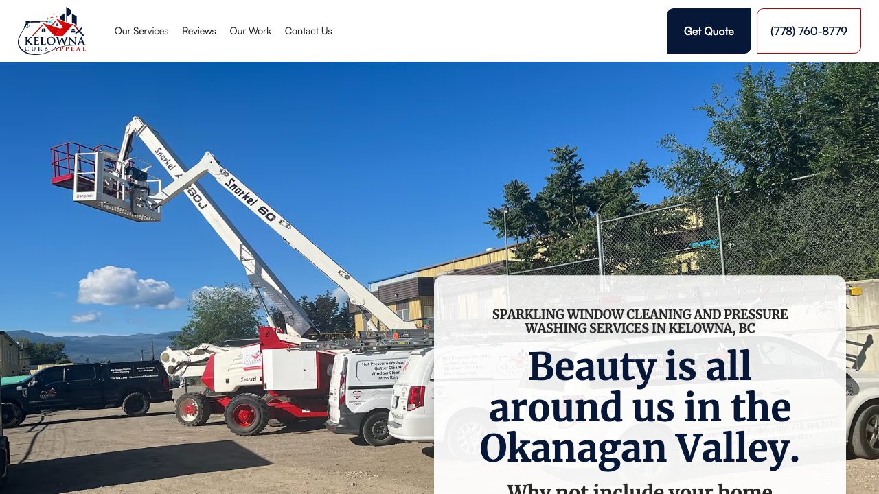 Kelowna Curb Appeal Services website