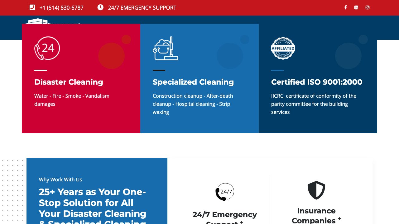 KBS Maintenance inc website