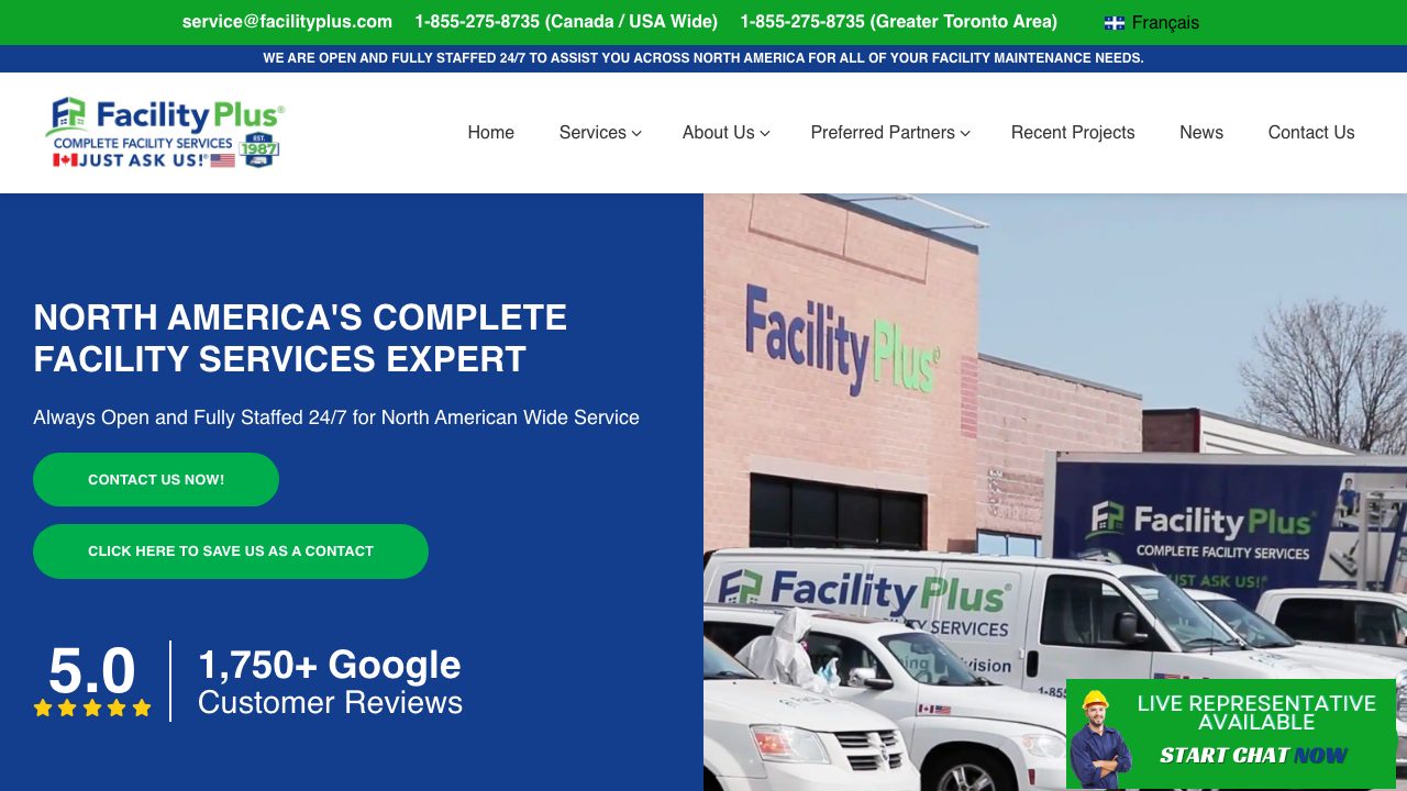 FACILITY PLUS website