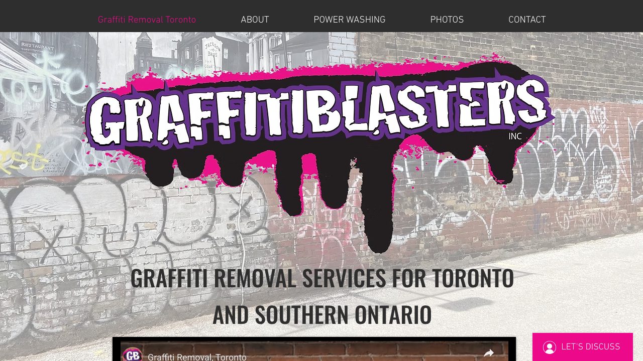 GraffitiBlasters Inc. website