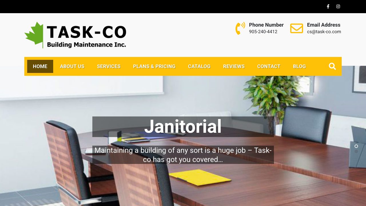 Task-co Building Maintenance website
