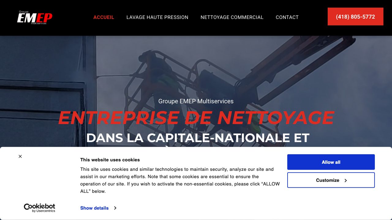 Groupe EMEP multiservices website