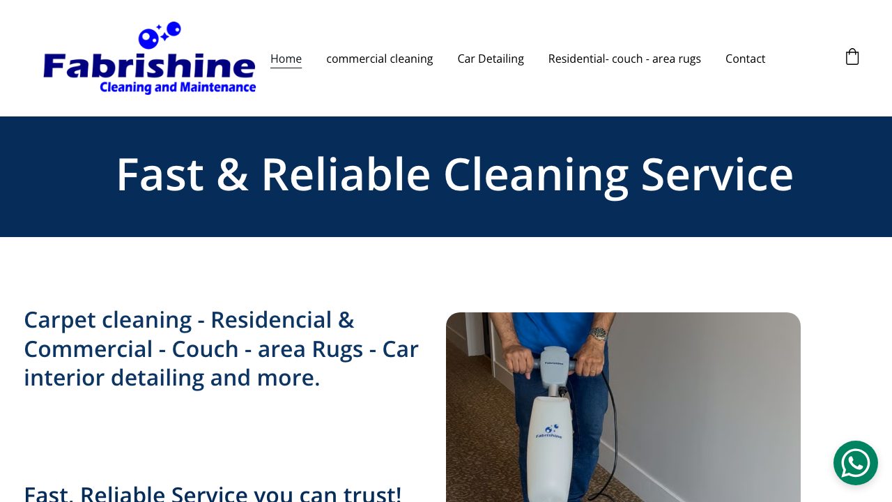Fabrishine Cleaning & Maintenance Ltd. website