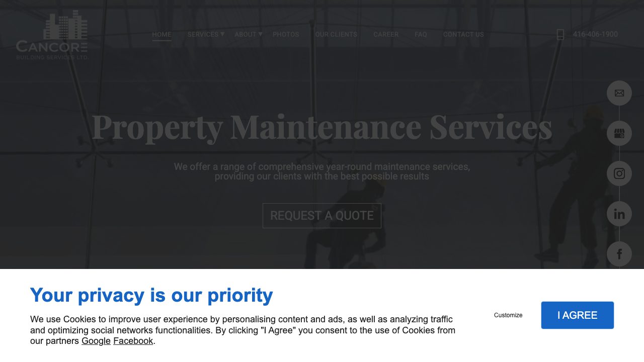 CANCORE BUILDING SERVICES LTD. website