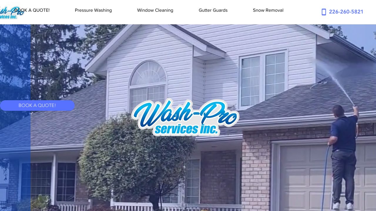 Wash-Pro Services Inc. website